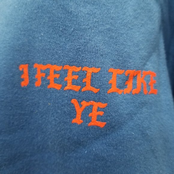 Kanye West hoodie XXL I Feel Like Pablo Ye graphic slogan pullover band merch - Picture 5 of 13